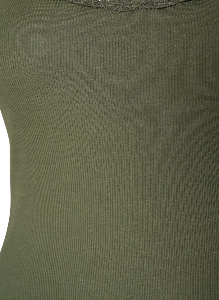 Haut &agrave; dentelle, Vert, Packshot image number 2