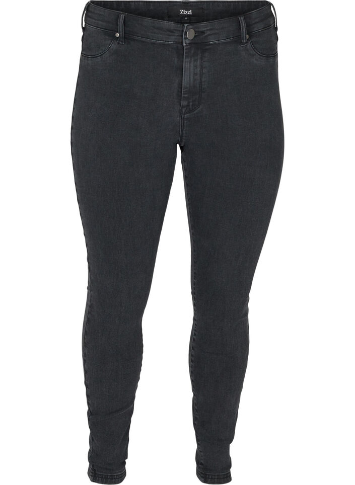 Jegging en coton mélangé, Grey Denim, Packshot image number 0