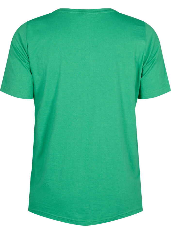 FLASH - T-shirt à col rond, Kelly Green, Packshot image number 1
