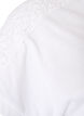 T-shirt en coton avec d&eacute;tails au crochet, Blanc, Packshot image number 3