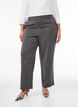 Pantalon de costume taille haute coupe droite, Gris anthracite, Model image number 2