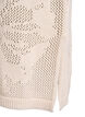 Robe en maille avec motif ajouré et manches 3/4, Beige, Packshot image number 3