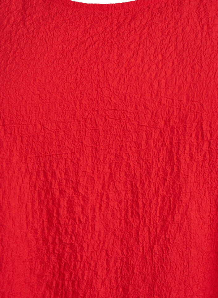 Haut sans manches et textur&eacute;, Rouge, Packshot image number 2