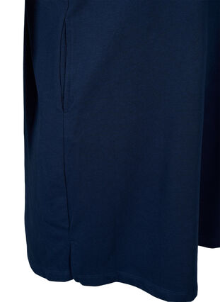 Robe de survêtement à manches courtes avec poches, Black Iris, Packshot image number 3