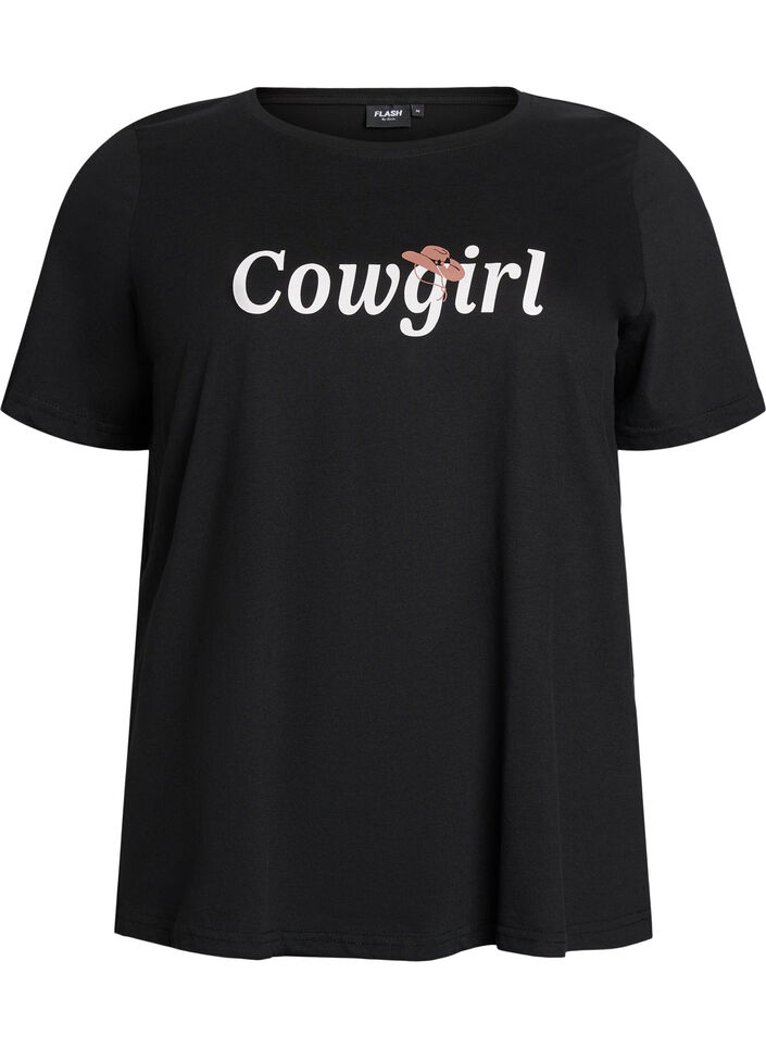 FLASH - T-shirt imprimé, Noir, Packshot