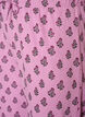 Pantalon de pyjama taille haute en coton, Rose, Packshot image number 2