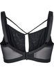 Soutien-gorge en maille avec détail, Black, Packshot image number 1