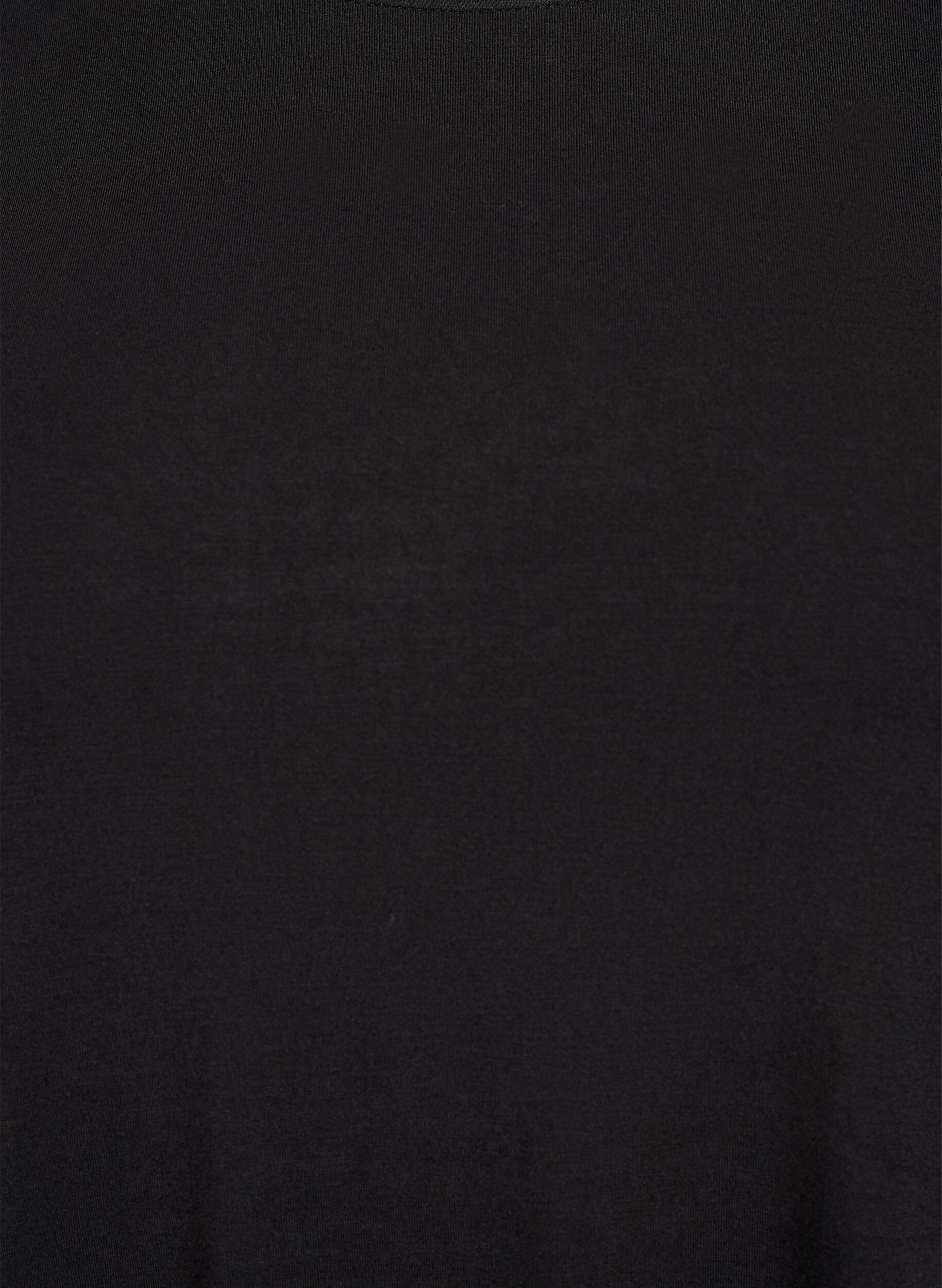 Zizzi Chemisier ray&eacute; &agrave; manches longues, Noir, Packshot image number 2