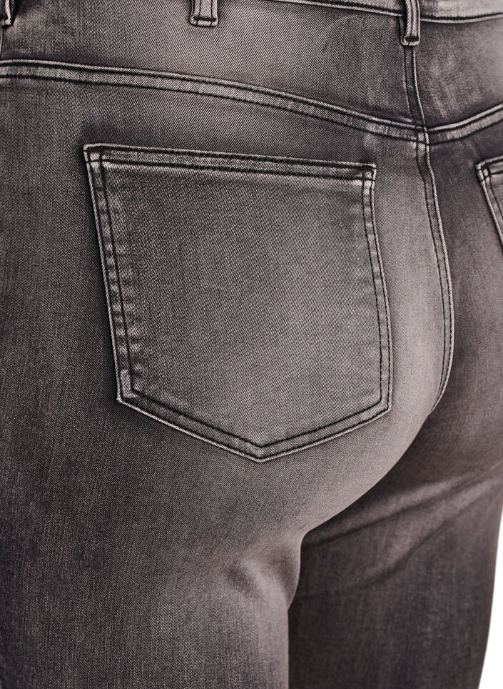 Jean Amy super slim &agrave; taille haute, Gris anthracite, Packshot image number 3