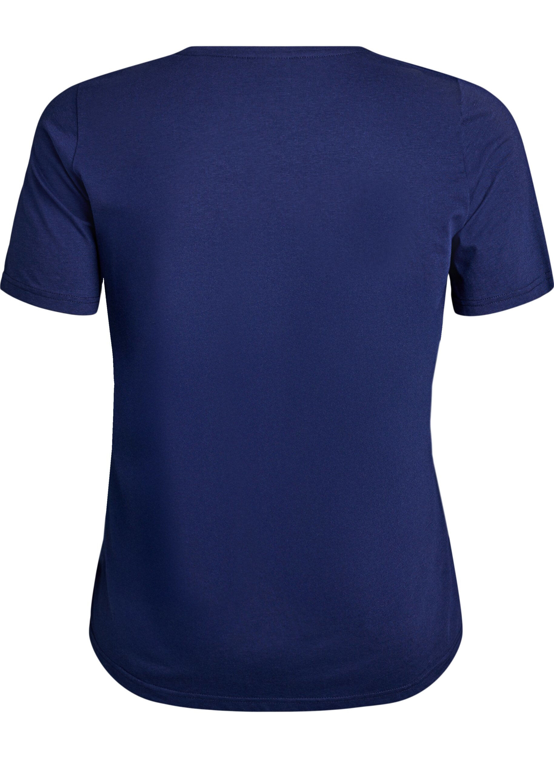 Zizzi FLASH - T-shirt imprim&eacute;, Bleu, Packshot image number 1