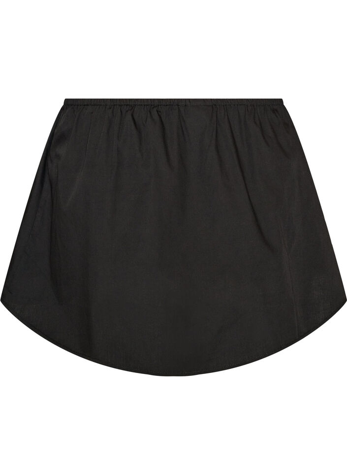 Extension de chemise en 100% coton, Noir, Packshot image number 1