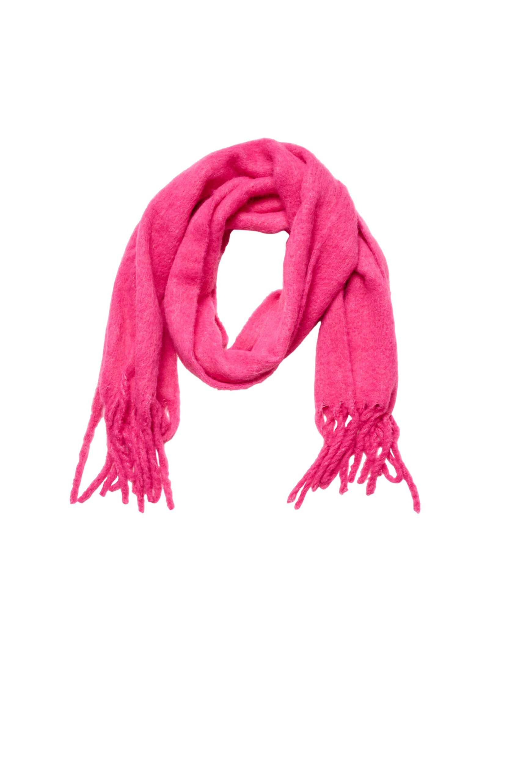 Zizzi&Eacute;charpe douce &agrave; franges, Rose, Packshot image number 0