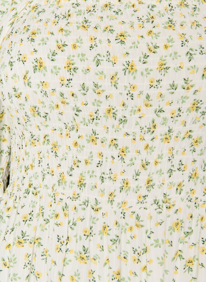 Robe d'&eacute;t&eacute; en viscose &agrave; imprim&eacute; paisley, Blanc, Packshot image number 2