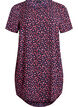 Robe &agrave; manches courtes avec imprim&eacute;, Bleu, Packshot image number 0