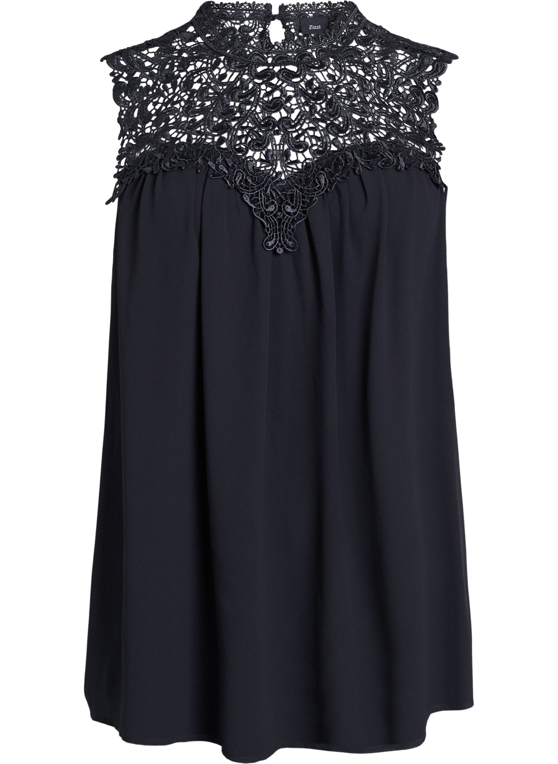 Haut de f&ecirc;te sans manches avec crochet