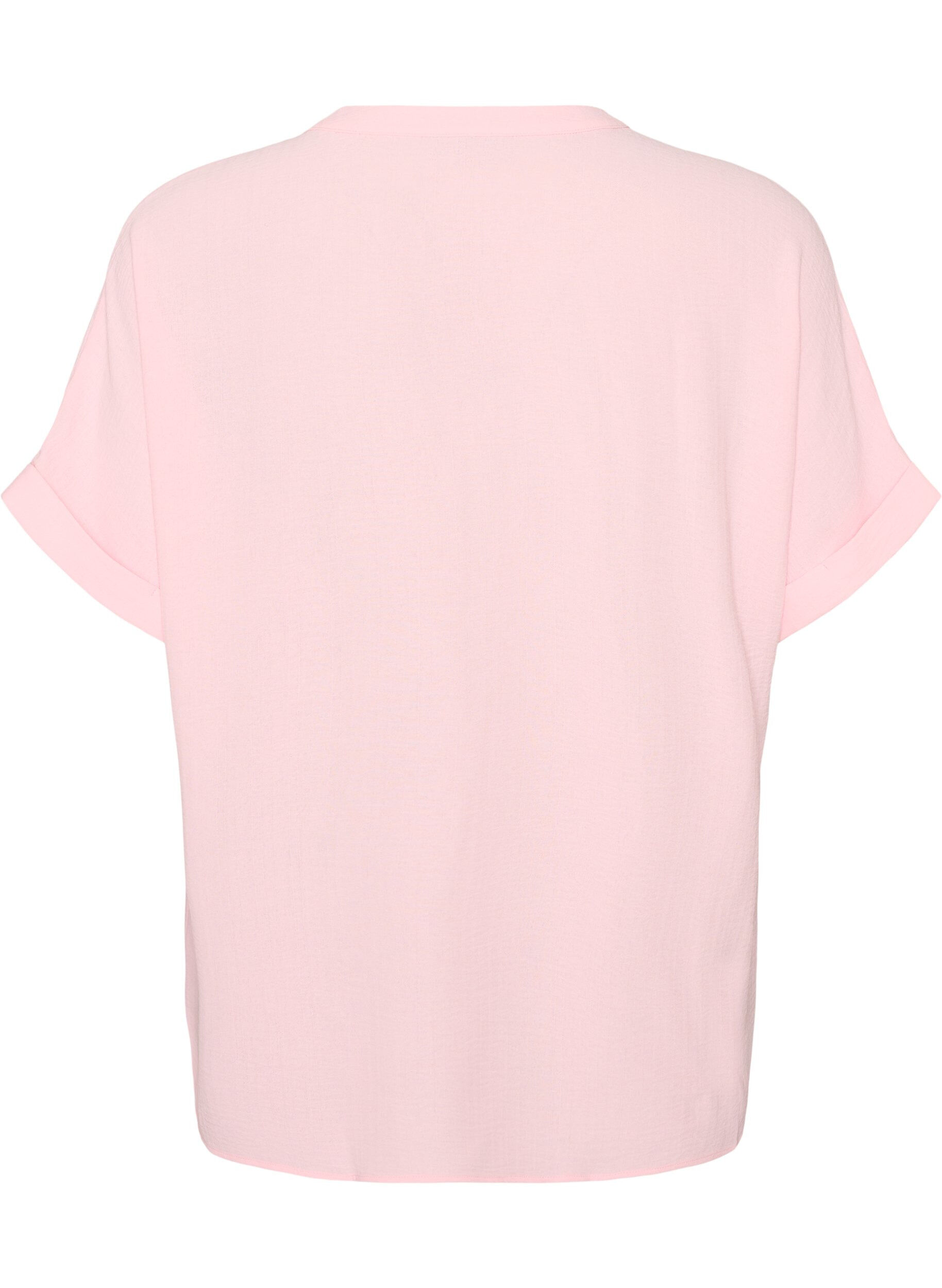 ZizziChemisier ample &agrave; manches courtes, Rose, Packshot image number 1