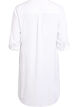 Chemise longue en lin et viscose, Blanc, Packshot image number 1