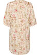 Chemise longue en lin et viscose, Vanille, Packshot image number 1