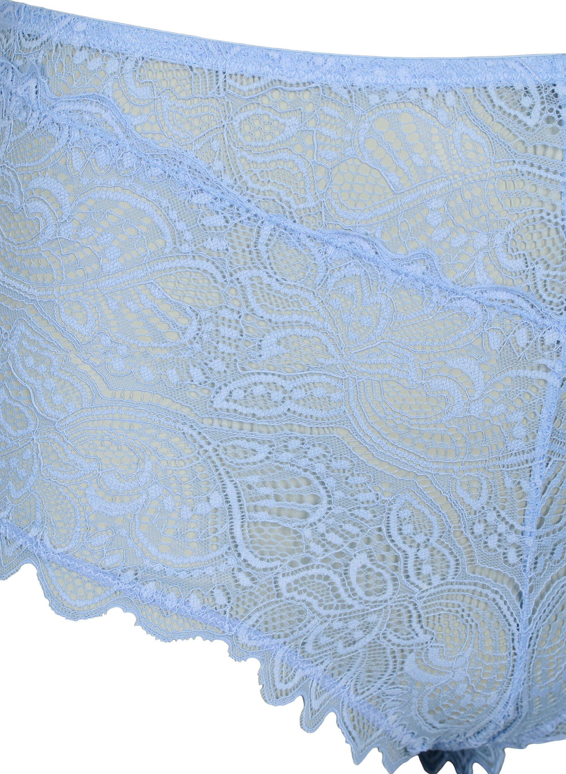 Zizzi Hipster en dentelle avec taille r&eacute;guli&egrave;re, Serenity, Packshot image number 2