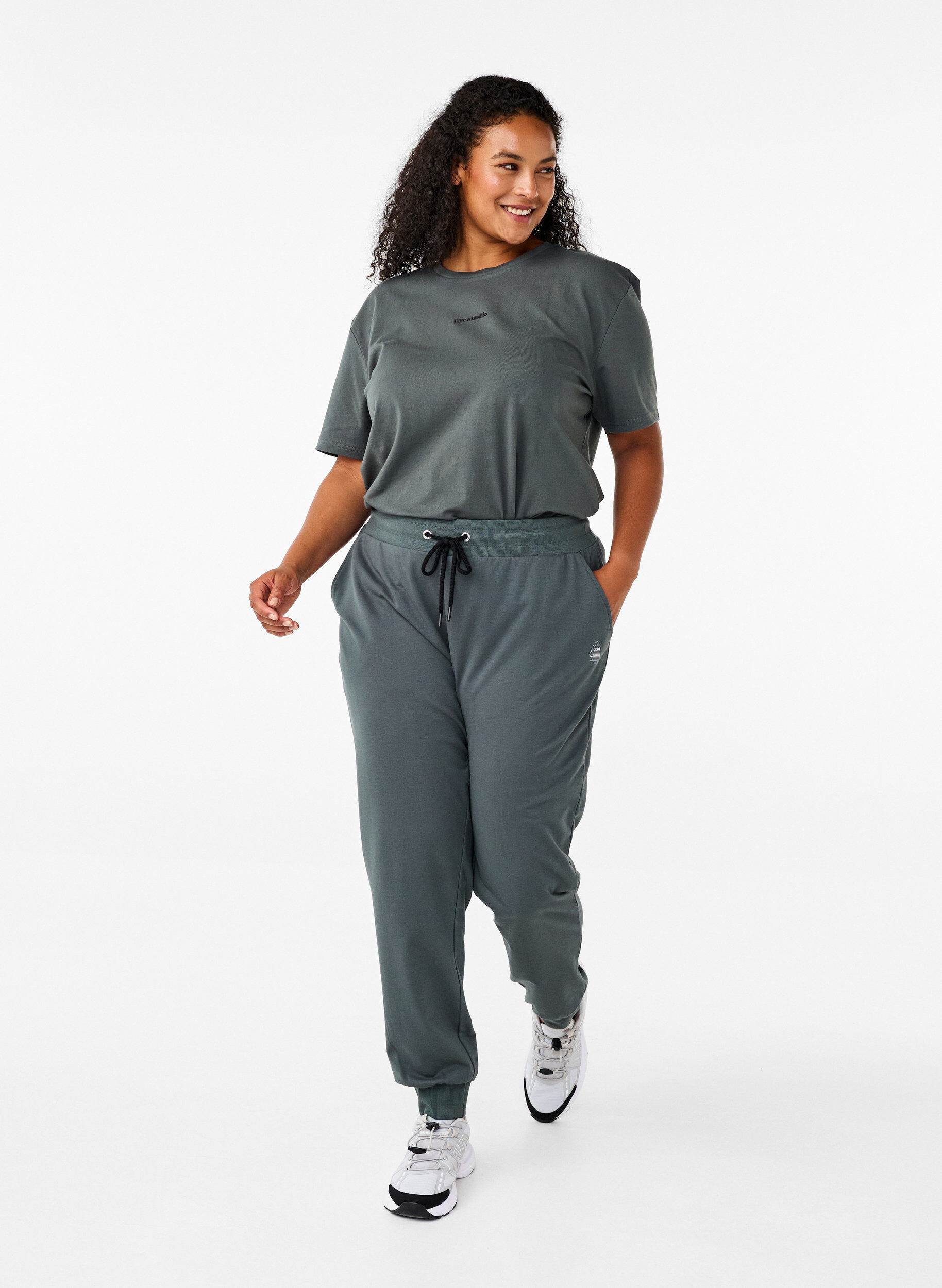 ZizziT-shirt sportif en coton biologique, , Model image number 1
