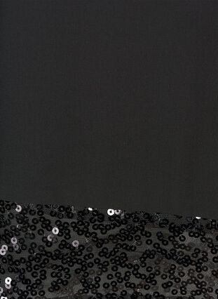 Tunique à paillettes, Black, Packshot image number 3