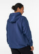 Veste l&eacute;g&egrave;re avec capuche et fermeture &eacute;clair, Bleu, Model image number 2