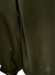 Blouse avec col de chemise et col en V, Vert fonc&eacute;, Packshot image number 3