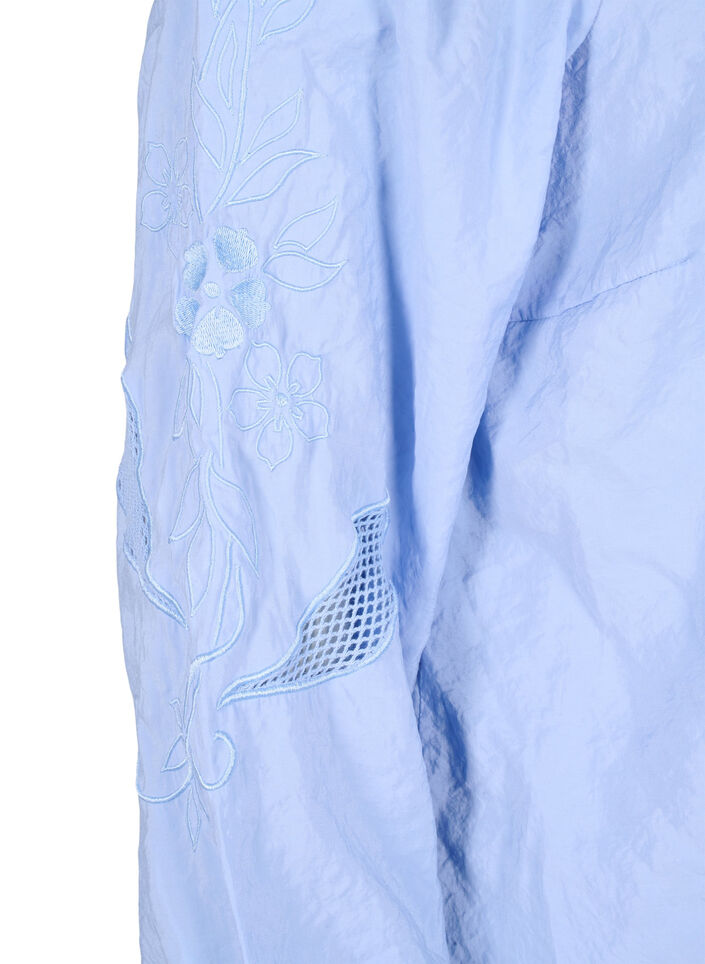 Chemisier en TENCEL™ Modal avec des broderies, Serenity, Packshot image number 3