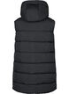Veste longue avec capuche et poches, Noir, Packshot image number 1