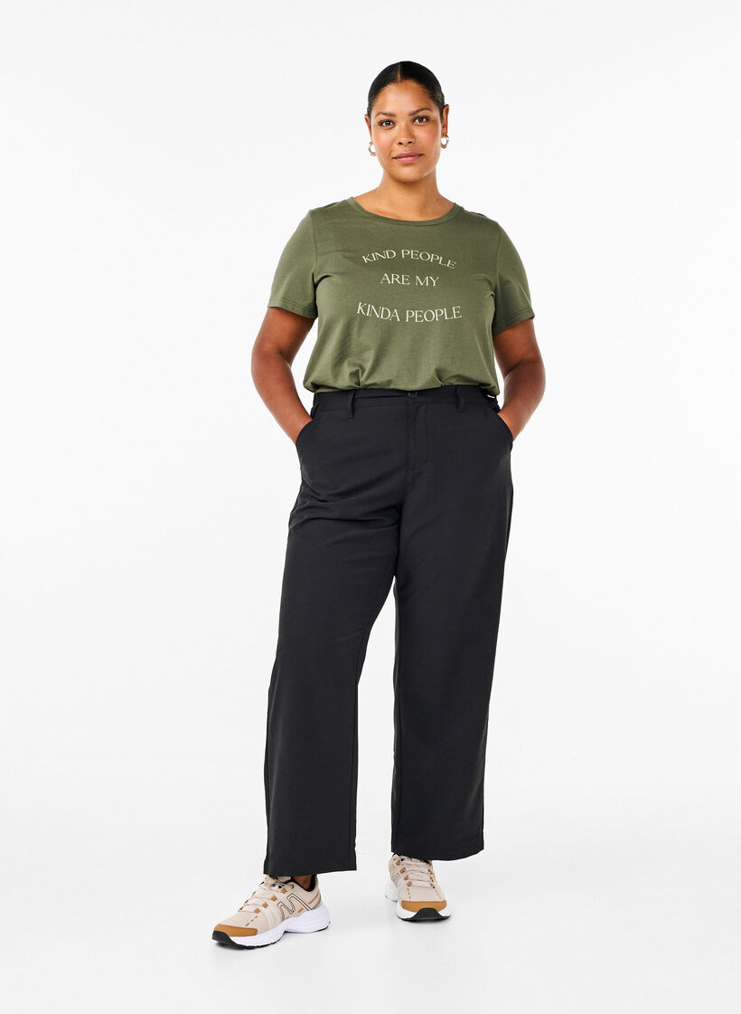 T-shirt à motif, Thyme w. Kind People, Model image number 2