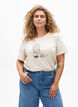 T-shirt imprim&eacute;, Vanille, Model image number 0