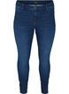 Jeggings en coton m&eacute;lang&eacute;, Dark blue denim, Packshot image number 0
