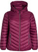 Veste l&eacute;g&egrave;re &agrave; capuche, Bordeaux fonc&eacute;, Packshot image number 0