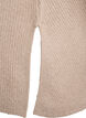 Pull en maille &agrave; motif diagonal et manches raglan, Beige, Packshot image number 3