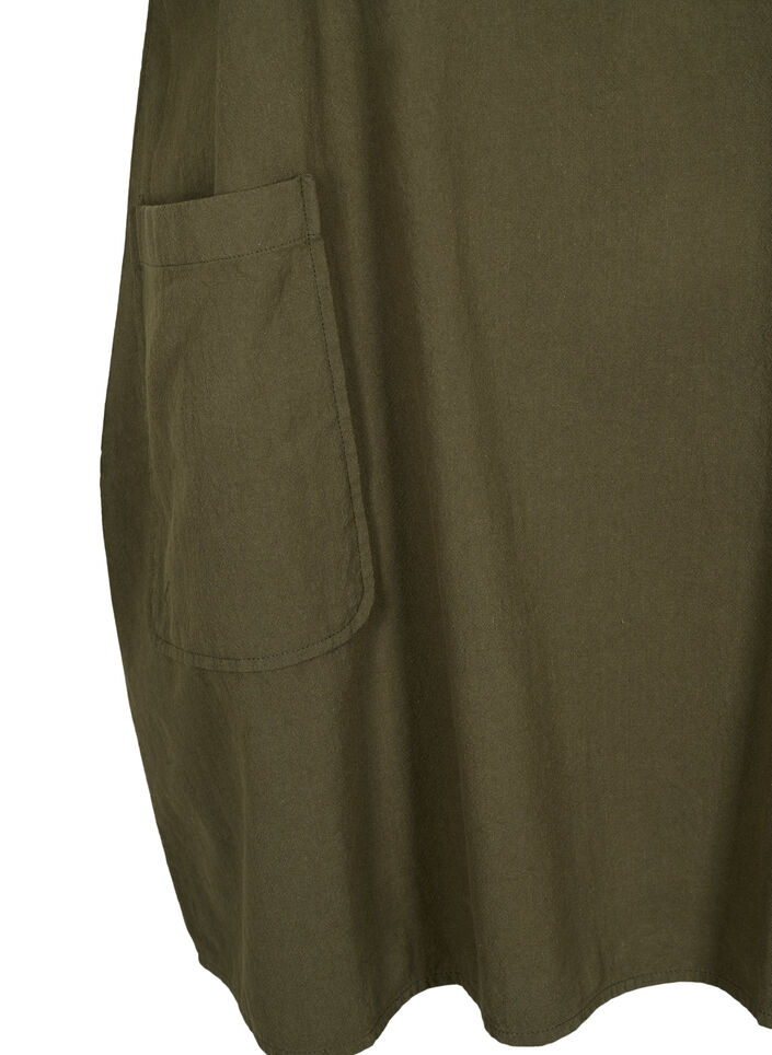 FLASH - Tunique à manches courtes en coton, Forest Night, Packshot image number 3