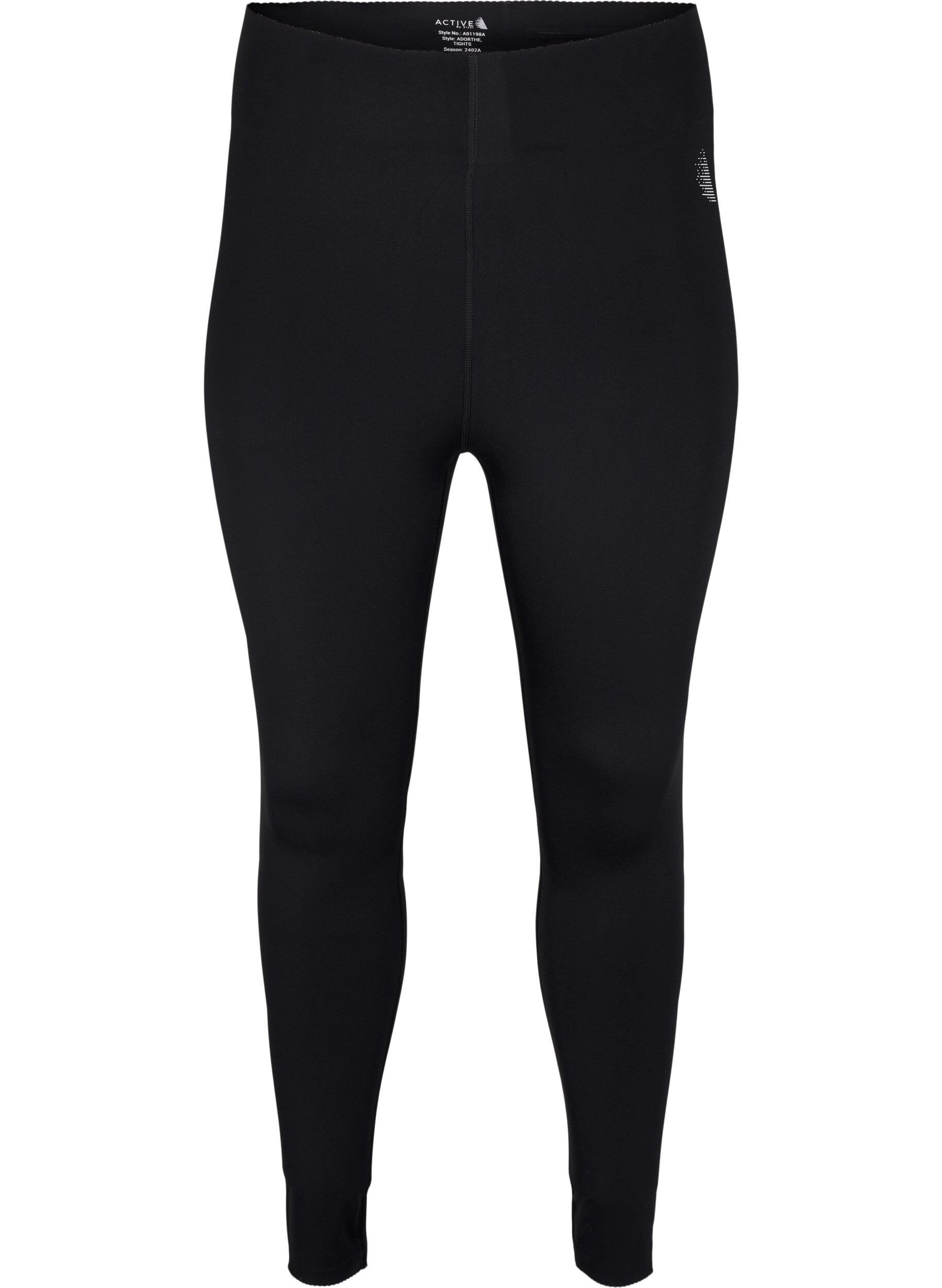 Zizzi Leggins d'exercice court avec poche, Noir, Packshot image number 0