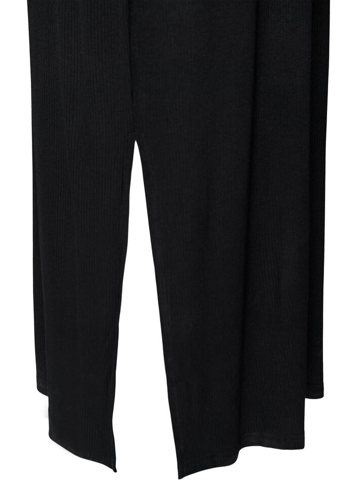 Robe c&ocirc;tel&eacute;e sans manches en viscose, Noir, Packshot image number 3