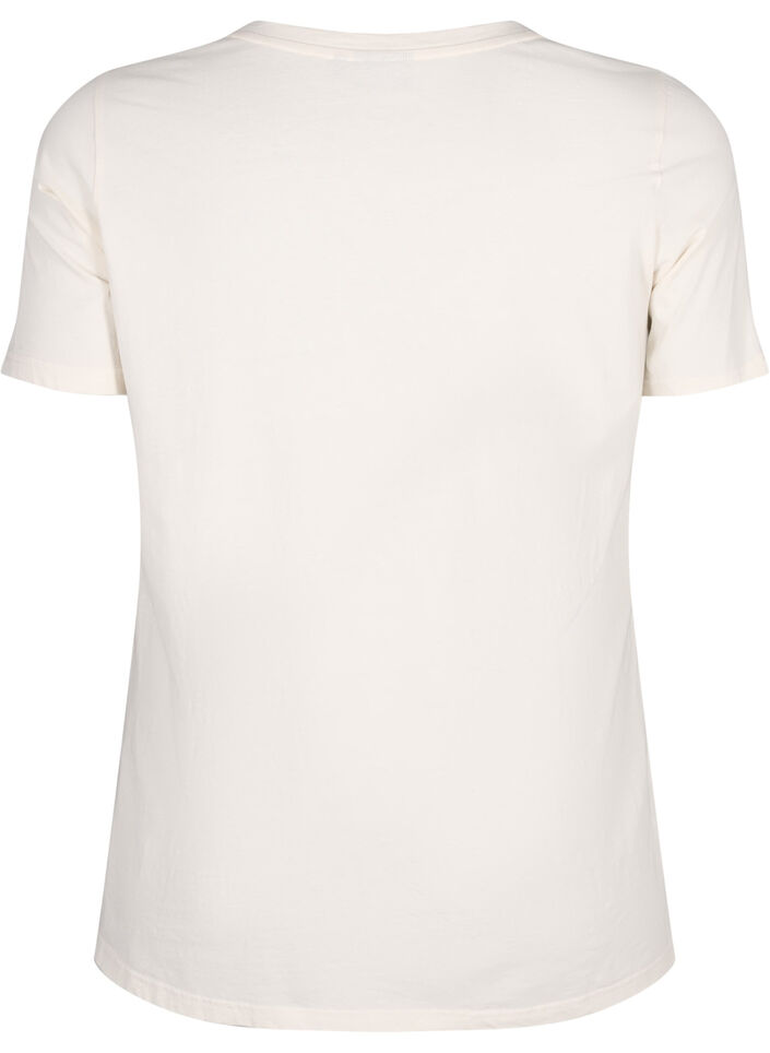 T-shirt en coton avec motif de texte, Antique W. W. Howard, Packshot image number 1