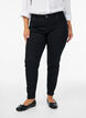 Jean Emily coupe slim fit avec taille normale, Noir, Model image number 2