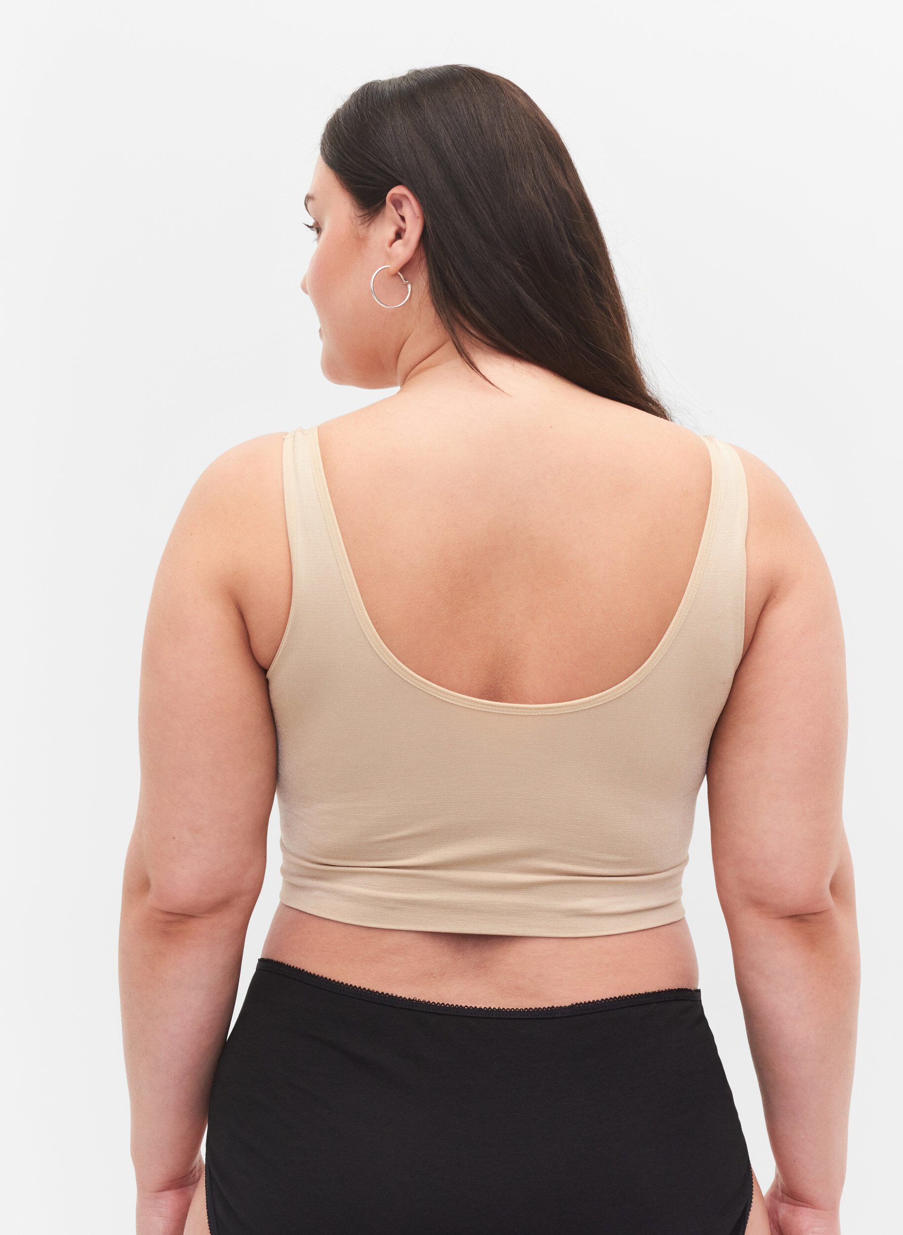 ZizziSoutien-gorge souple sans rembourrage, Beige, Model image number 1