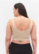 Soutien-gorge souple sans rembourrage, Beige, Model image number 1