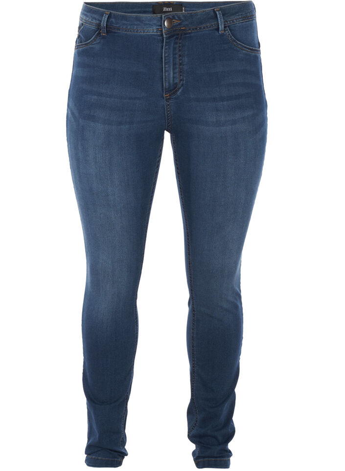 Jean Amy super slim à taille haute, Bleu, Packshot image number 0