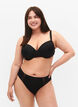 String en dentelle dans un pack de 3, Noir, Model image number 0