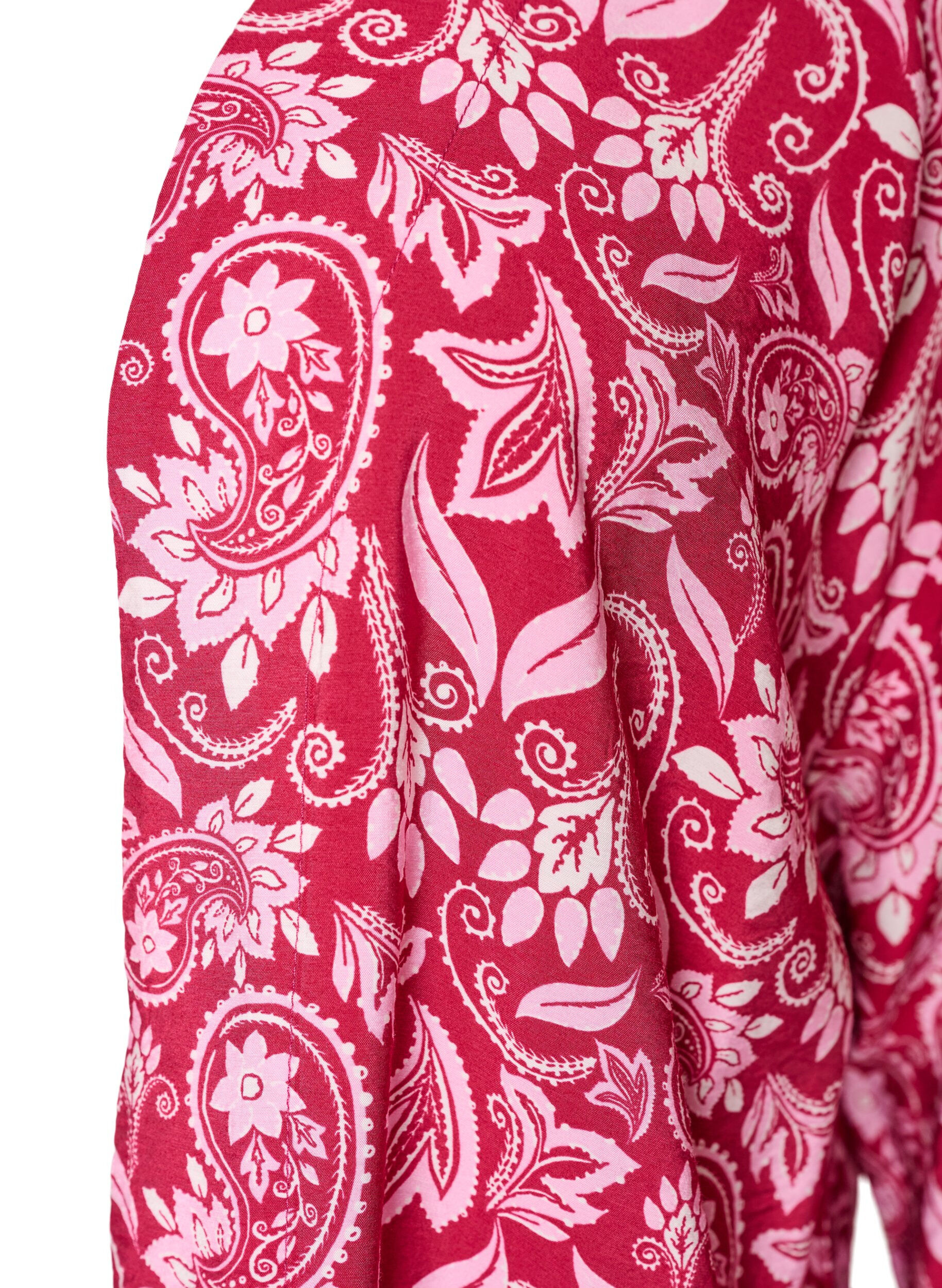 ZizziKimono court en viscose avec manches 3/4, Rose, Packshot image number 2