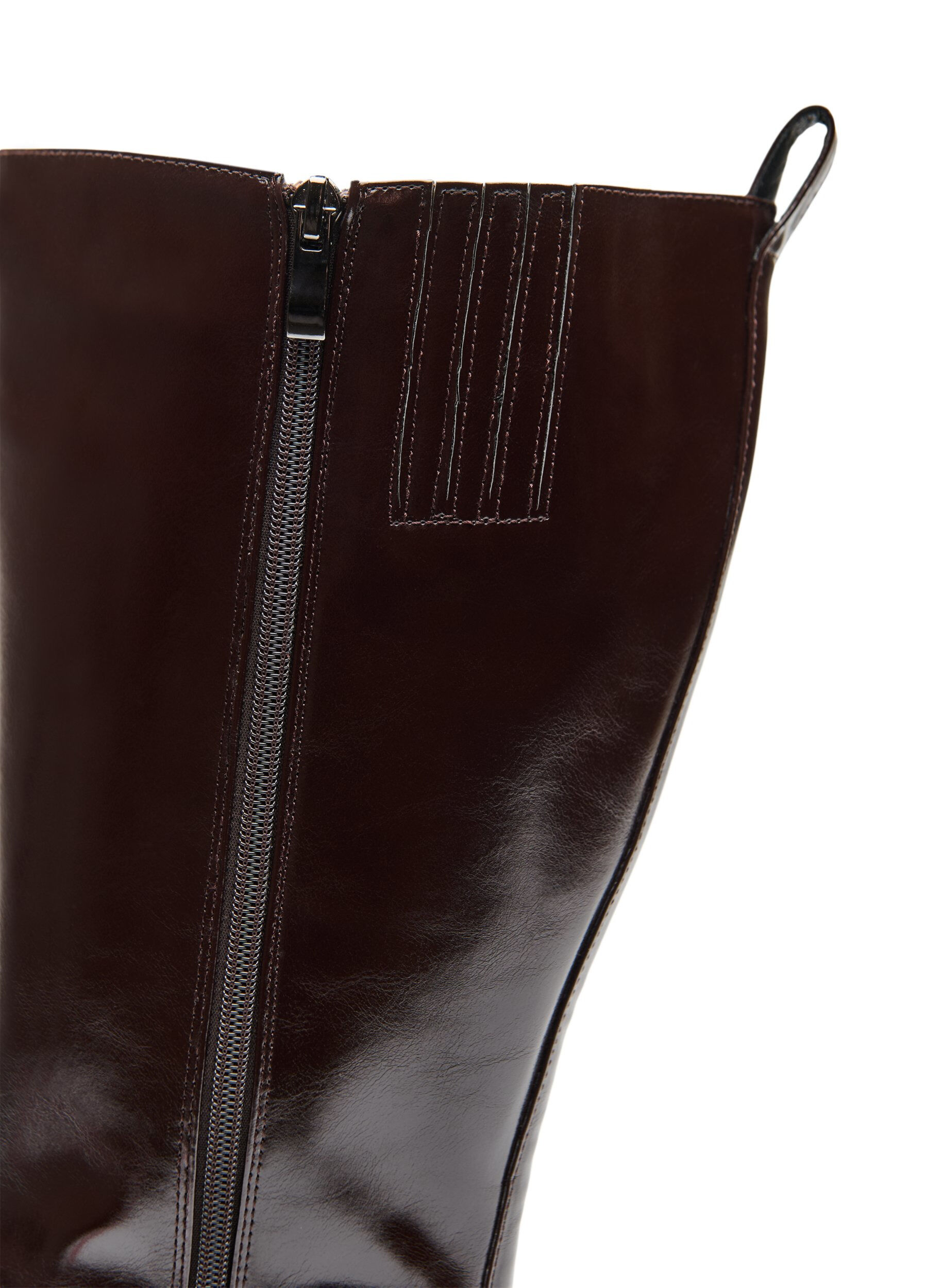 ZizziBotte haute &agrave; l'aspect l&eacute;g&egrave;rement craquel&eacute;, Marron, Packshot image number 3