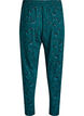 Pantalon de pyjama en coton avec imprim&eacute;, Turquoise, Packshot image number 1