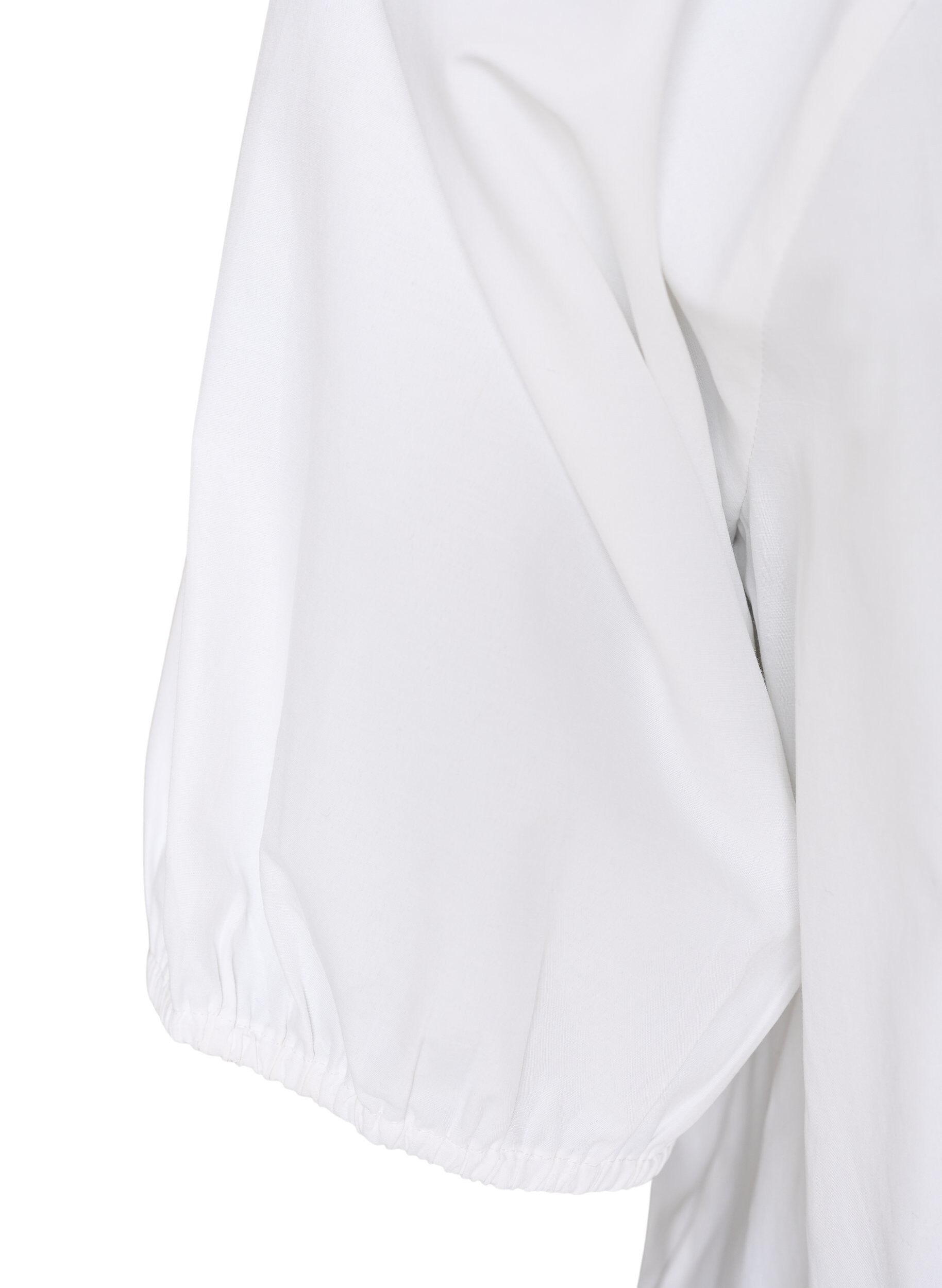 ZizziChemisier avec fermeture boutonn&eacute;e et ceinture &agrave; nouer, Blanc, Packshot image number 3
