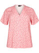 Blouse imprimée en viscose, Rose, Packshot image number 0
