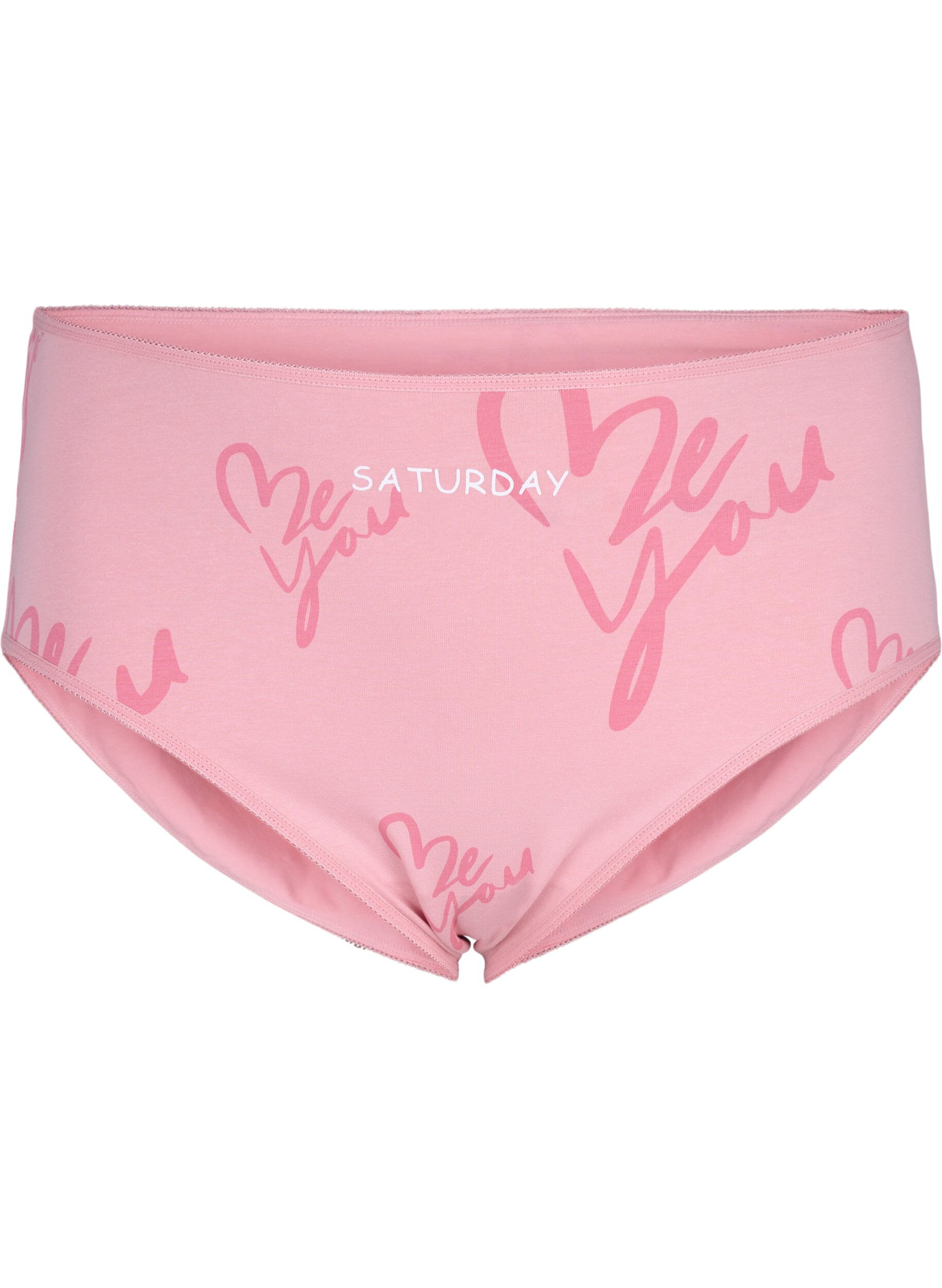 Zizzi 7-pack slips taille r&eacute;guli&egrave;re, Violet, Packshot image number 3