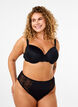 Culotte brésilienne en dentelle microfibre, Black, Model image number 0